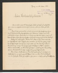 k.k. naturhistorisches Hofmuseum, Intendanzakten 1885-1896 (Hauer), Aktenzahl Z.98/1892, Seite 1